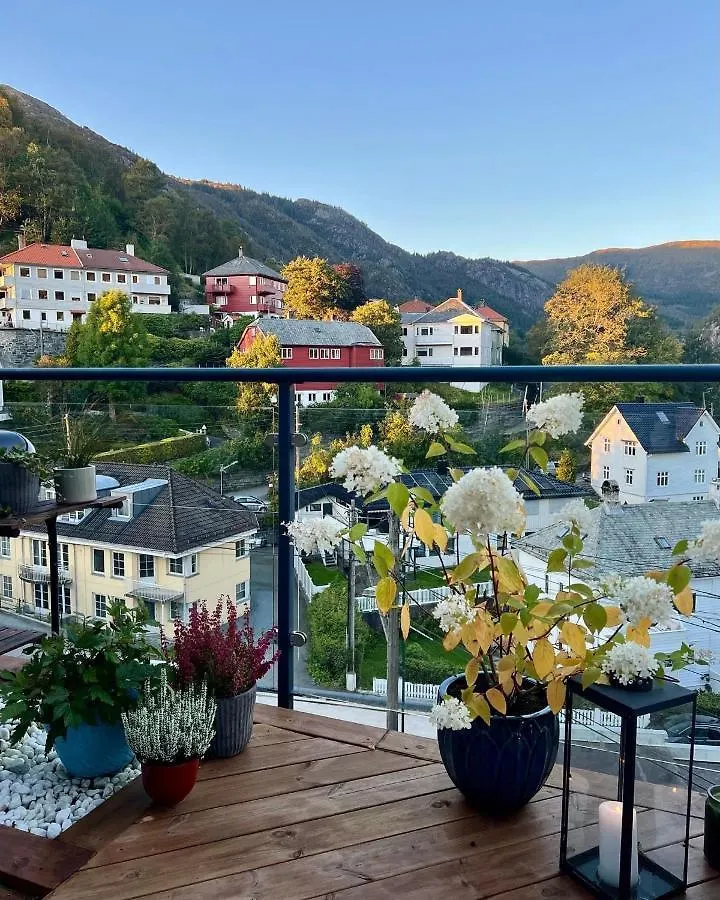 Top Floor Apartment With Mountain View, Terrace 22Sqm, Free Parking Bergen